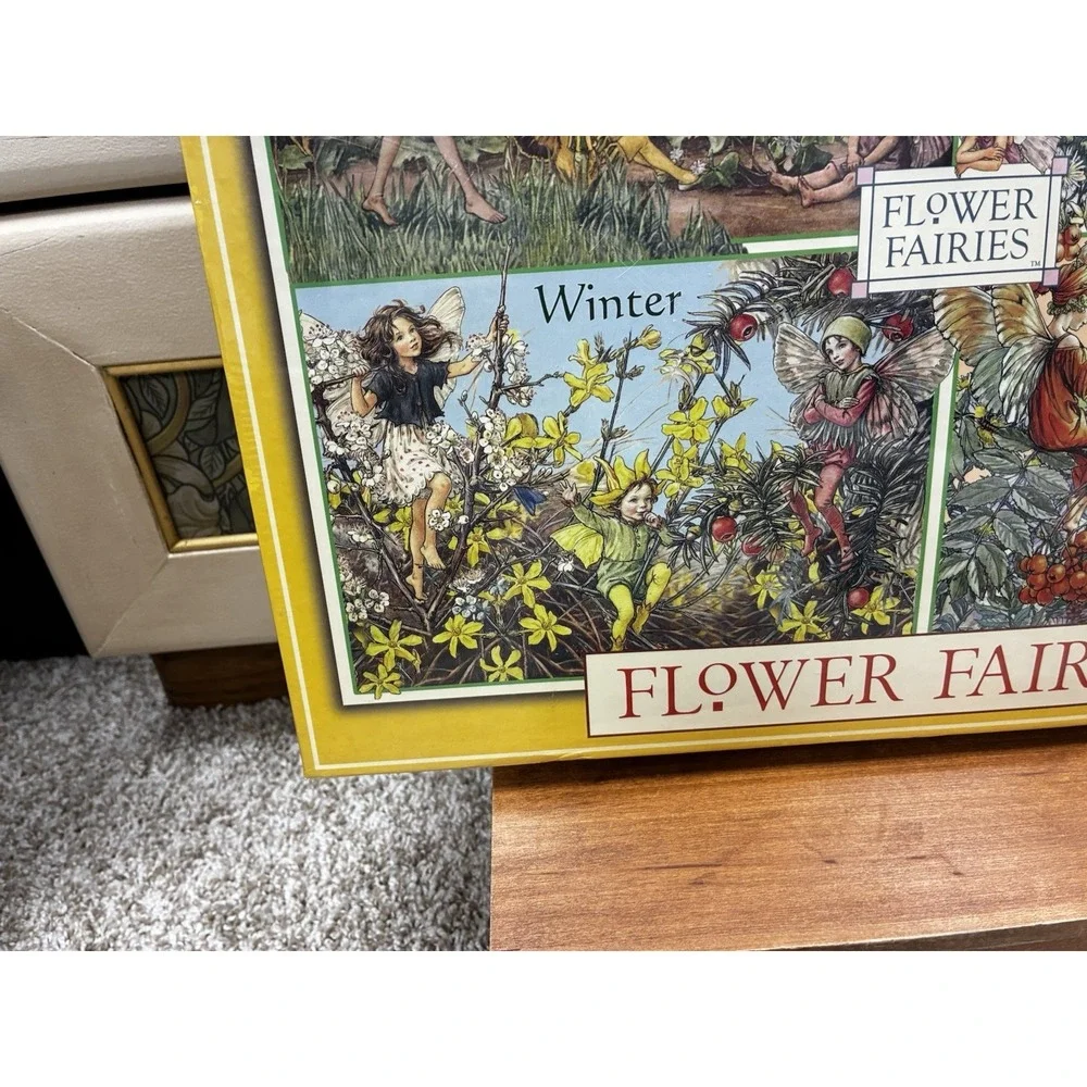 Set Of 3 Vintage Sealed Flower Fairies Jigsaw‎ Puzzles By Cicely Mary Barker